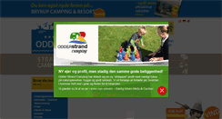 Desktop Screenshot of odderstrandcamping.dk